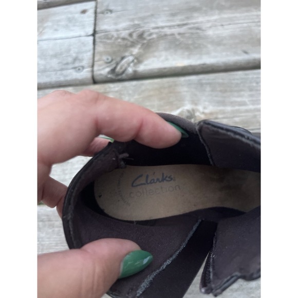 Clarks Women's Size US5,5 Emily2 Kaylie Black Leather - Picture 9 of 14